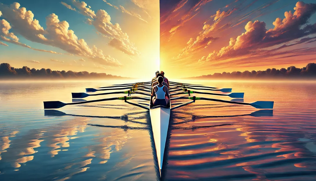 Title image for Morning Lark or Night Owl? How Time of Day Affects Rowing Performance