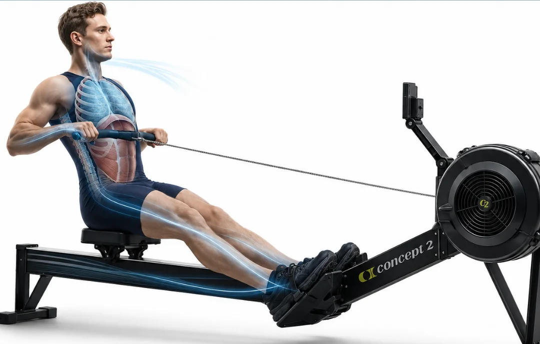 Title image for The Relationship Between Rowing Stroke Mechanics and Respiratory Muscle Function: Does the Athletes' Postural Control Affect Performance? 